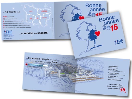 Carte de voeux 2015 de la FHF Picardie
